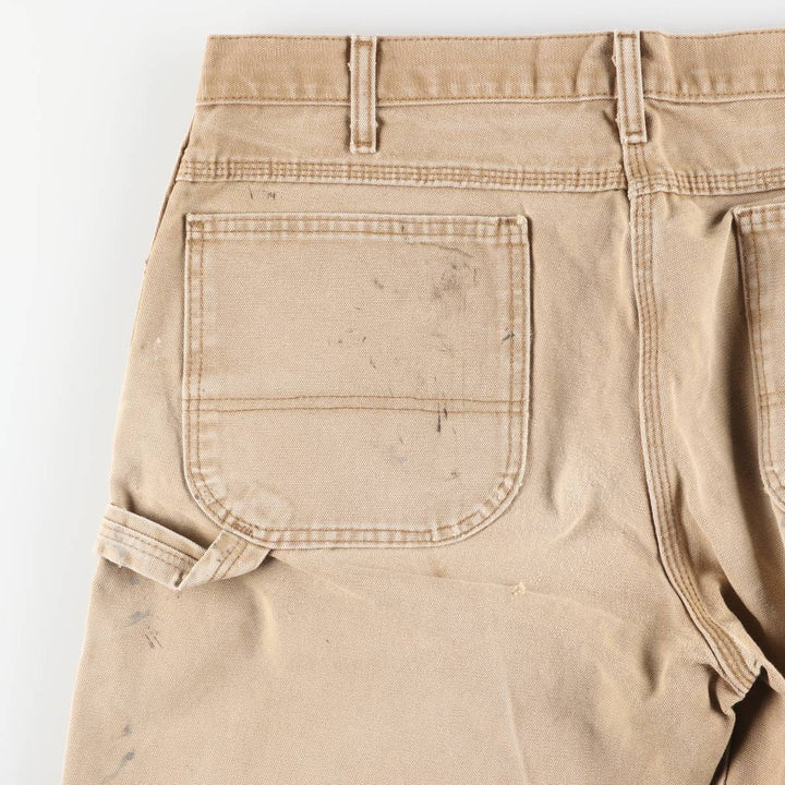 Dickies Painted Duck Painter Pants for Men, W37 equivalent cotton beige type brown Vintage Second Hand
