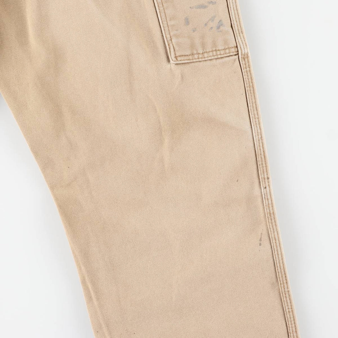 Dickies Painted Duck Painter Pants for Men, W37 equivalent cotton beige type brown Vintage Second Hand