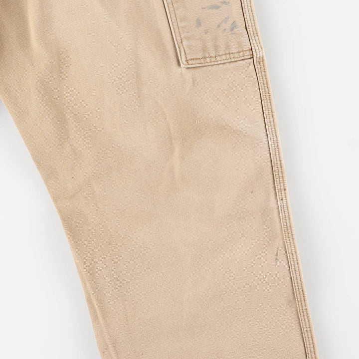 Dickies Painted Duck Painter Pants for Men, W37 equivalent cotton beige type brown Vintage Second Hand