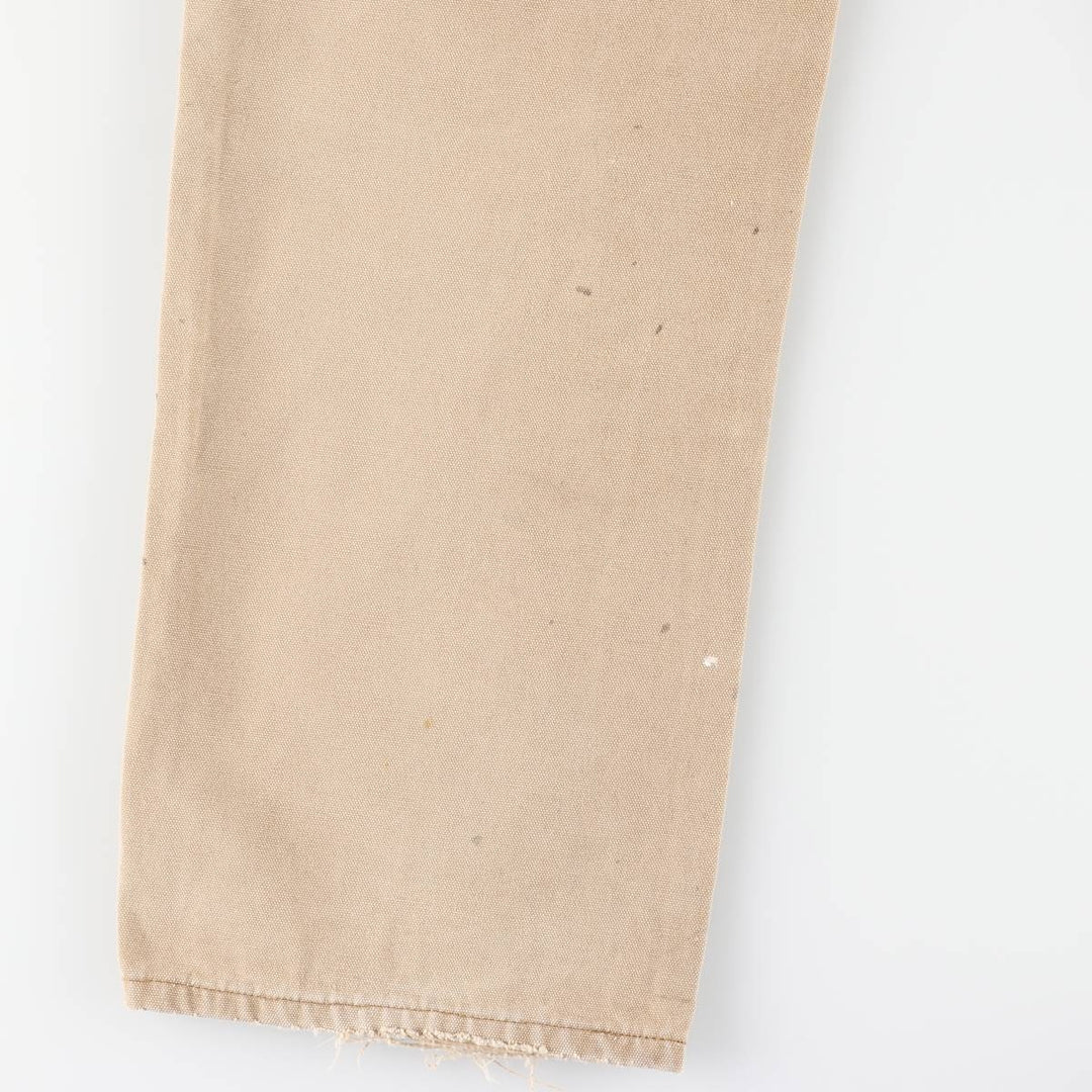 Dickies Painted Duck Painter Pants for Men, W37 equivalent cotton beige type brown Vintage Second Hand