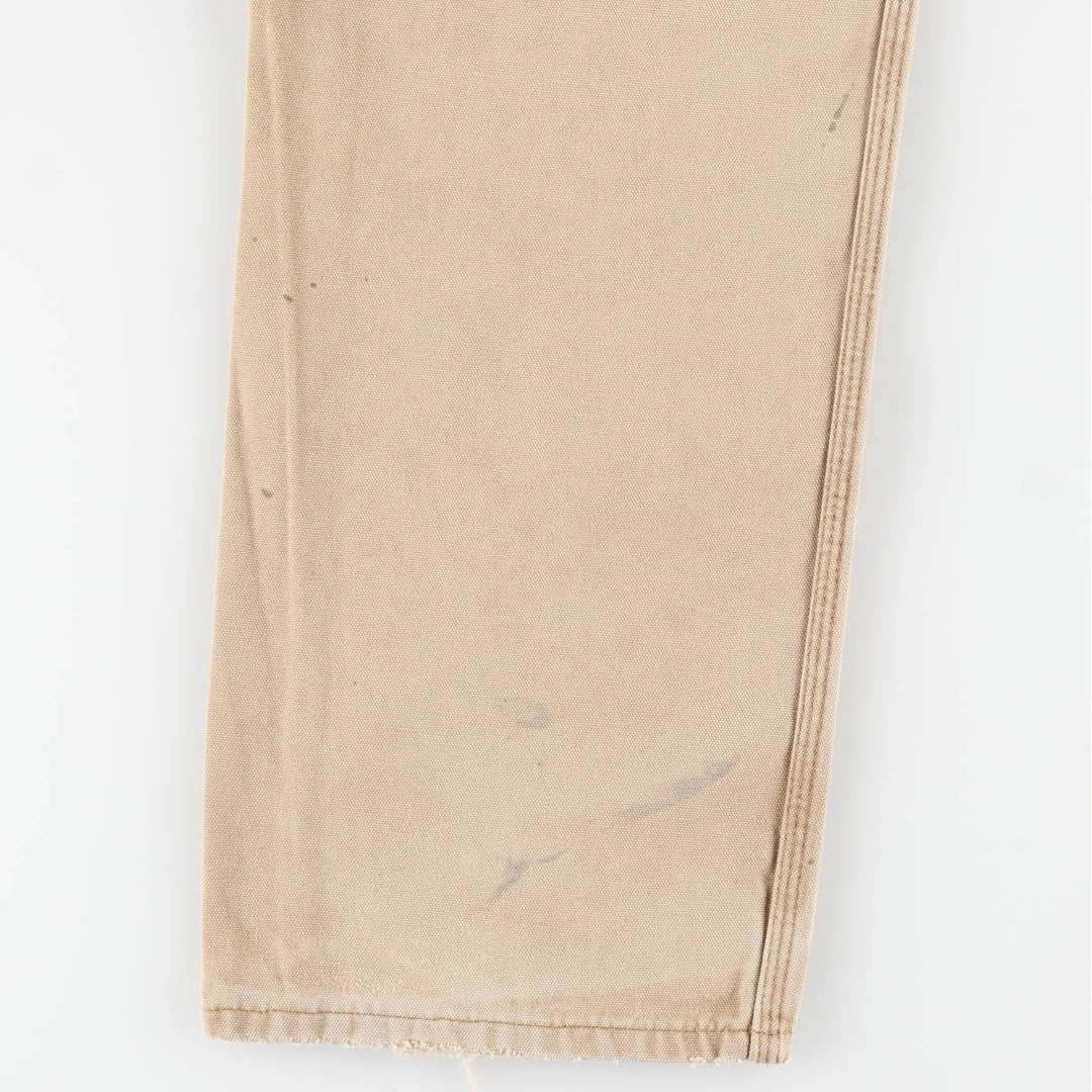Dickies Painted Duck Painter Pants for Men, W37 equivalent cotton beige type brown Vintage Second Hand