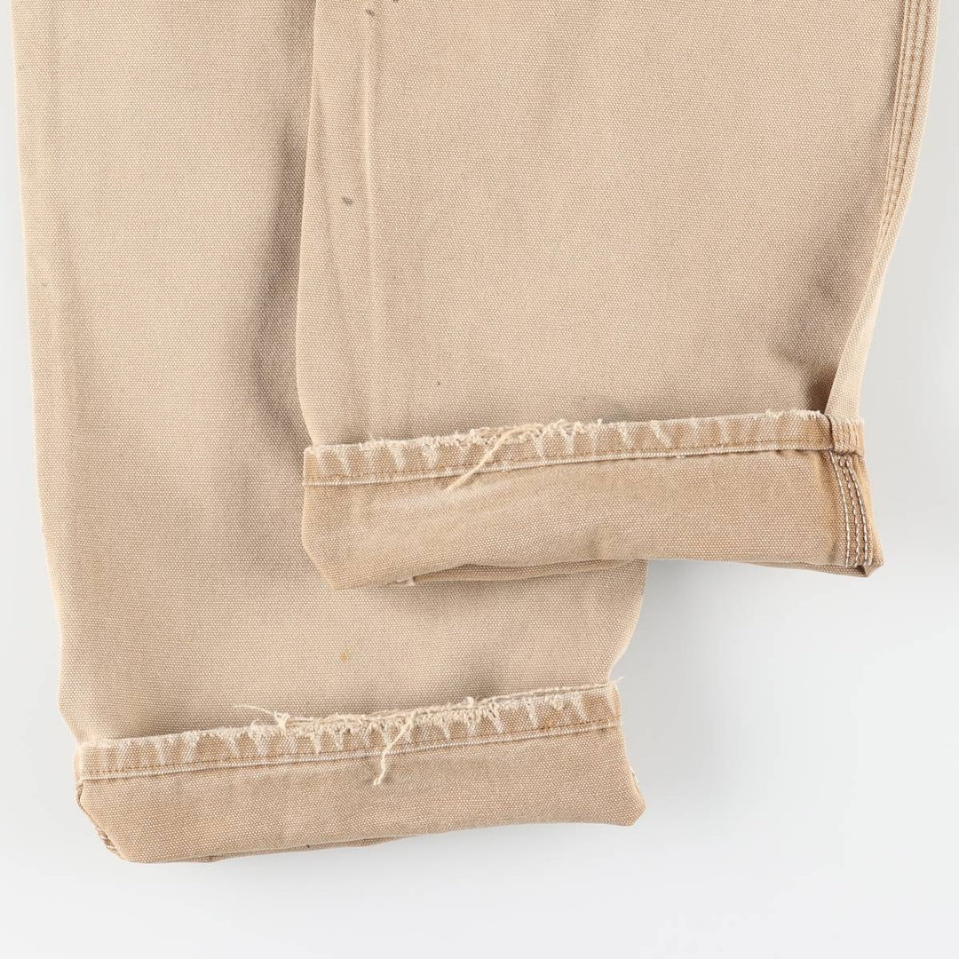 Dickies Painted Duck Painter Pants for Men, W37 equivalent cotton beige type brown Vintage Second Hand