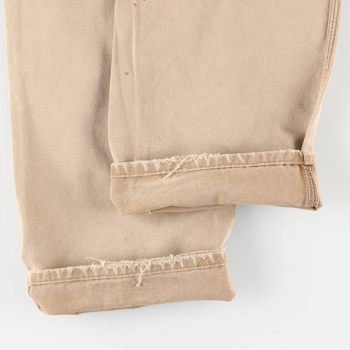 Dickies Painted Duck Painter Pants for Men, W37 equivalent cotton beige type brown Vintage Second Hand
