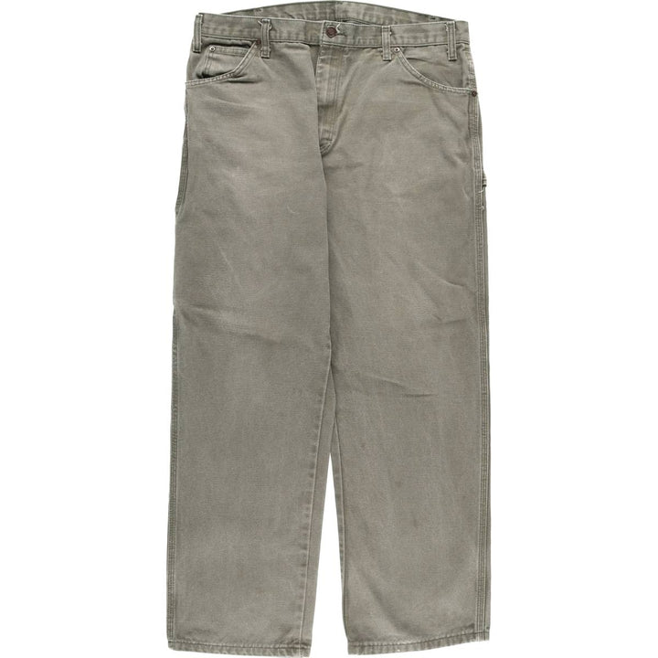 Dickies Duck Painter Pants Men's W35 equivalent cotton Khaki type sage green Vintage Second Hand