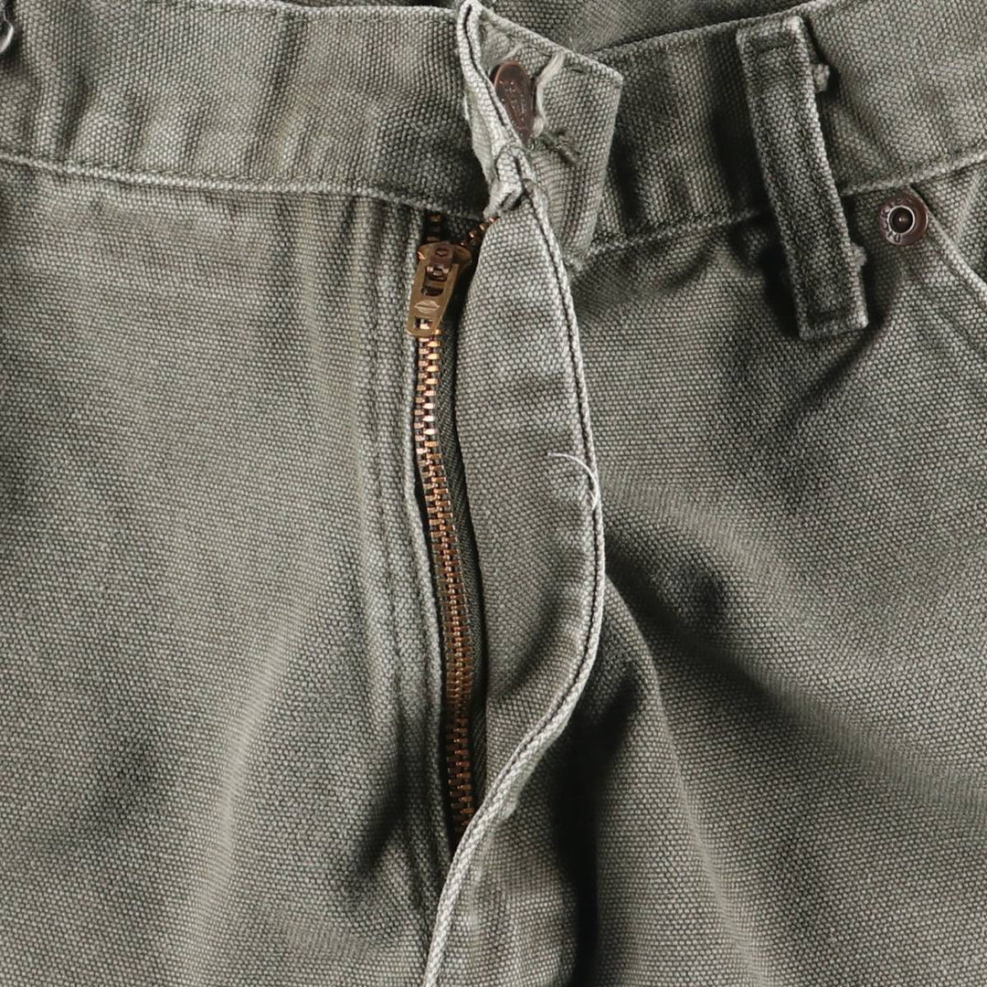 Dickies Duck Painter Pants Men's W35 equivalent cotton Khaki type sage green Vintage Second Hand