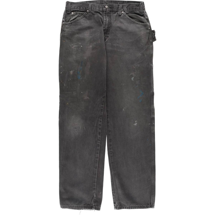 Dickies Duck Painter Pants Men's W34 equivalent cotton black type Vintage Second Hand