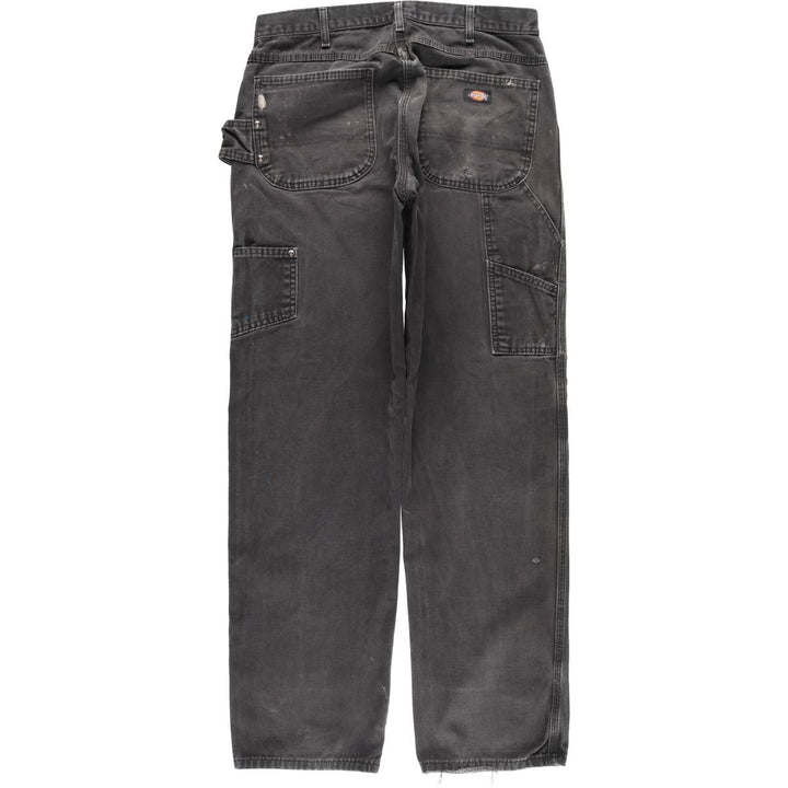 Dickies Duck Painter Pants Men's W34 equivalent cotton black type Vintage Second Hand