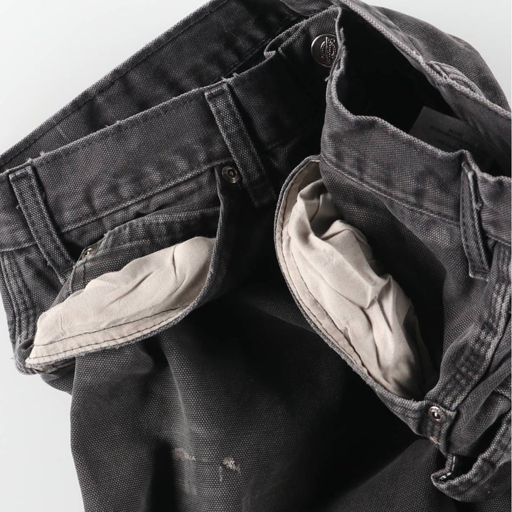 Dickies Duck Painter Pants Men's W34 equivalent cotton black type Vintage Second Hand