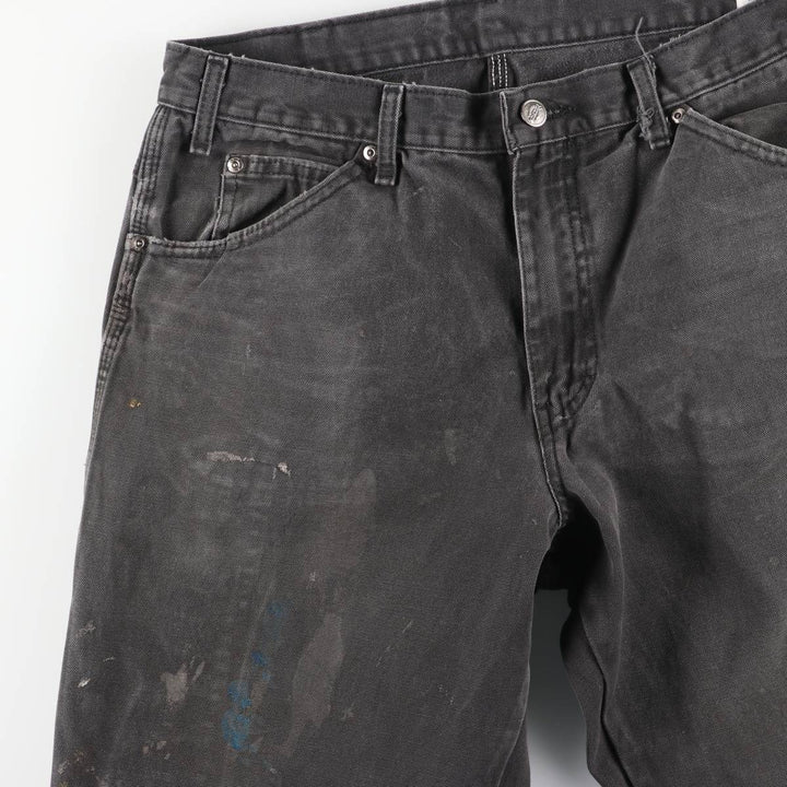 Dickies Duck Painter Pants Men's W34 equivalent cotton black type Vintage Second Hand