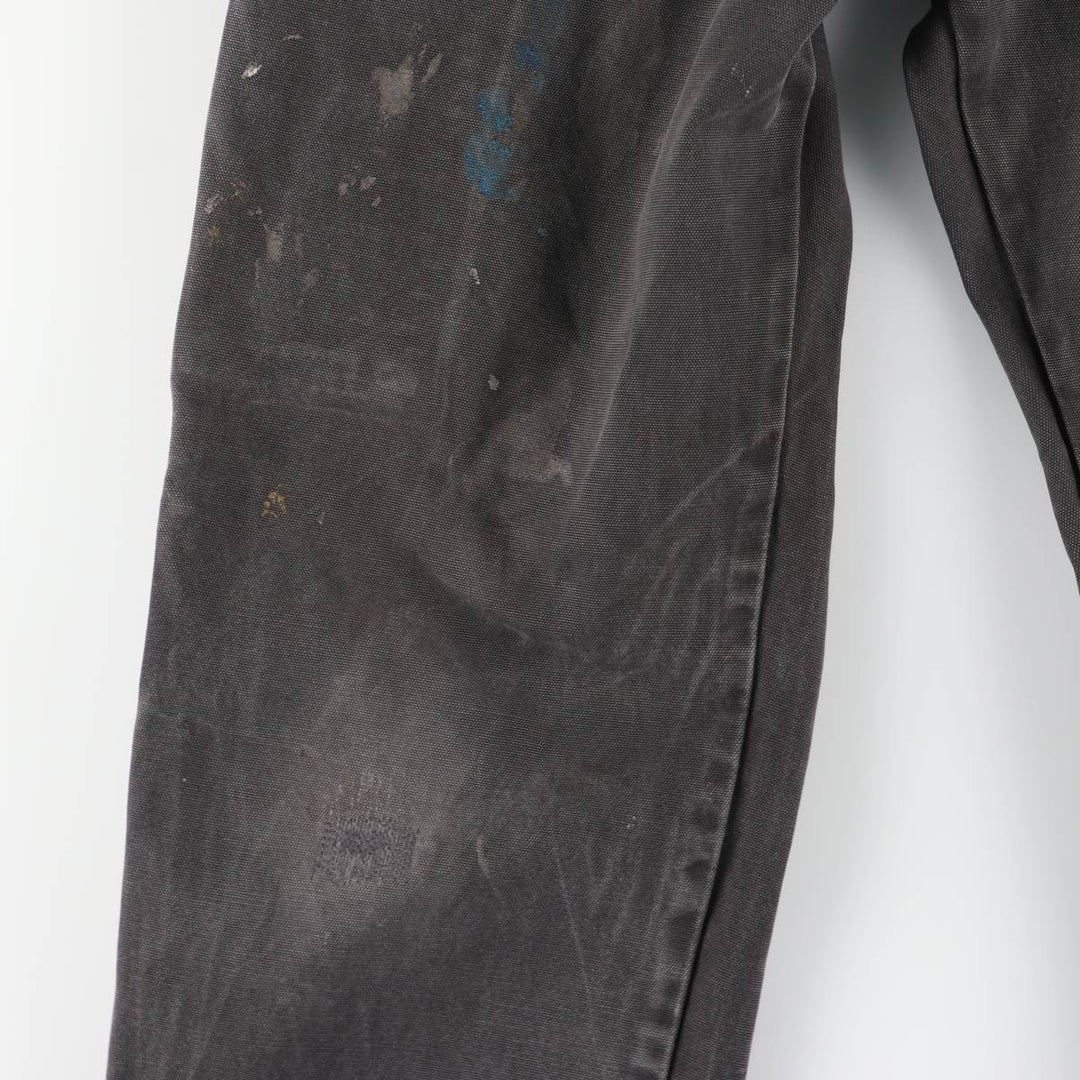 Dickies Duck Painter Pants Men's W34 equivalent cotton black type Vintage Second Hand