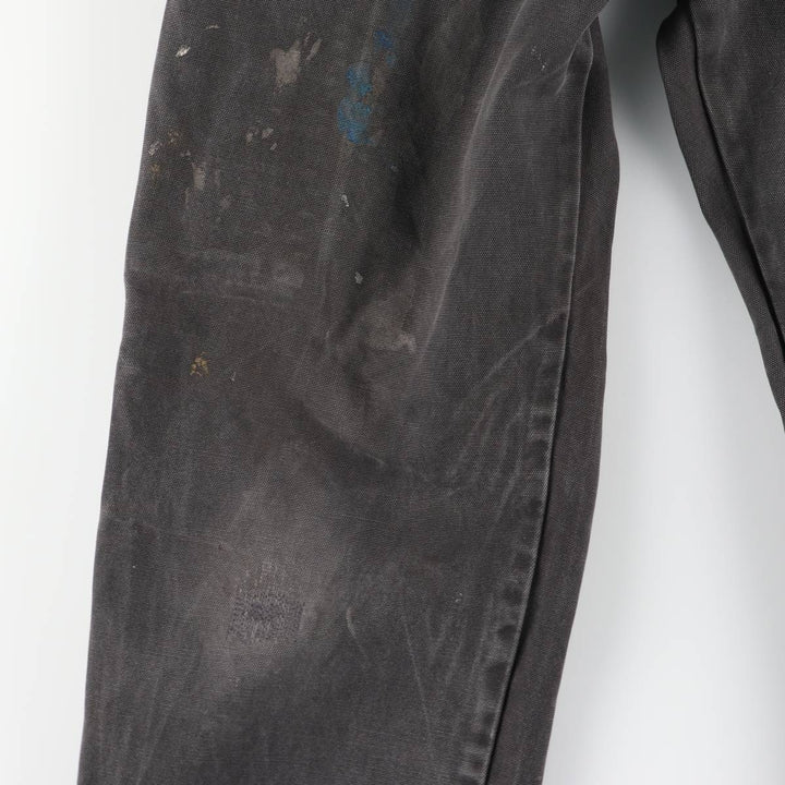 Dickies Duck Painter Pants Men's W34 equivalent cotton black type Vintage Second Hand
