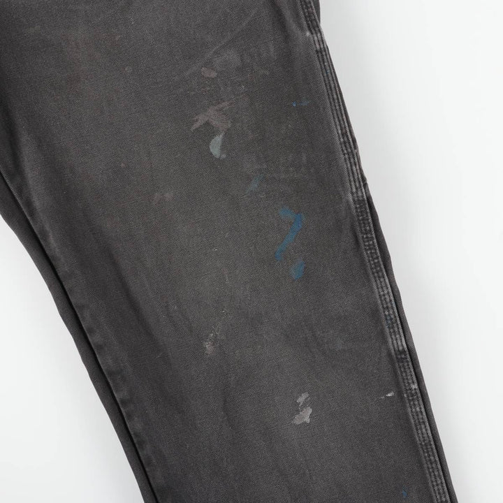 Dickies Duck Painter Pants Men's W34 equivalent cotton black type Vintage Second Hand