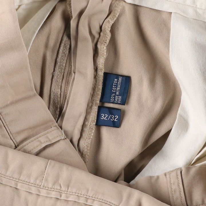 Ralph Lauren POLO by Ralph Lauren HAMMOND PANT, two-pleat chino pants, men's size W30. cotton Beige type Vintage Second Hand