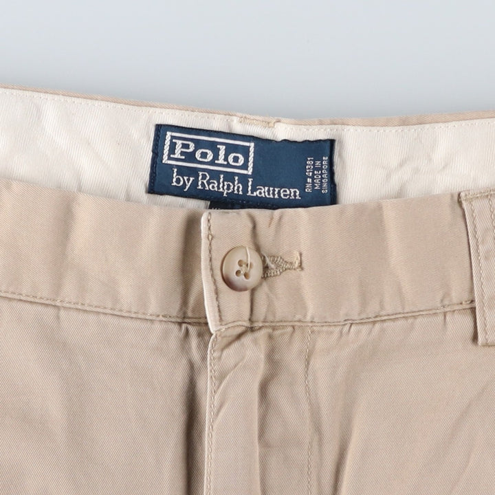 Ralph Lauren POLO by Ralph Lauren HAMMOND PANT, two-pleat chino pants, men's size W30. cotton Beige type Vintage Second Hand