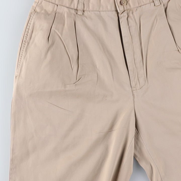 Ralph Lauren POLO by Ralph Lauren HAMMOND PANT, two-pleat chino pants, men's size W30. cotton Beige type Vintage Second Hand