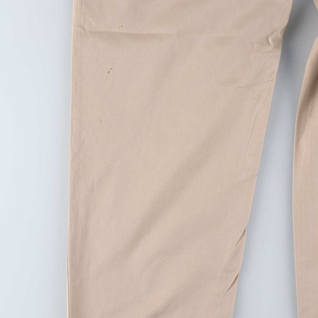 Ralph Lauren POLO by Ralph Lauren HAMMOND PANT, two-pleat chino pants, men's size W30. cotton Beige type Vintage Second Hand