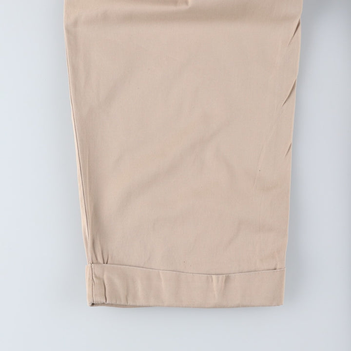 Ralph Lauren POLO by Ralph Lauren HAMMOND PANT, two-pleat chino pants, men's size W30. cotton Beige type Vintage Second Hand