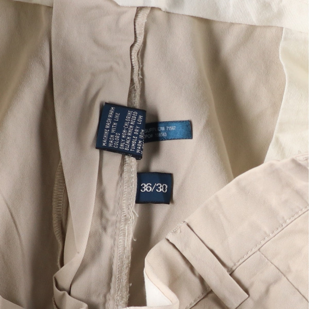 Ralph Lauren POLO by Ralph Lauren PROSPECT PANT chino pants, men's size W30 cotton ivory Vintage Second Hand