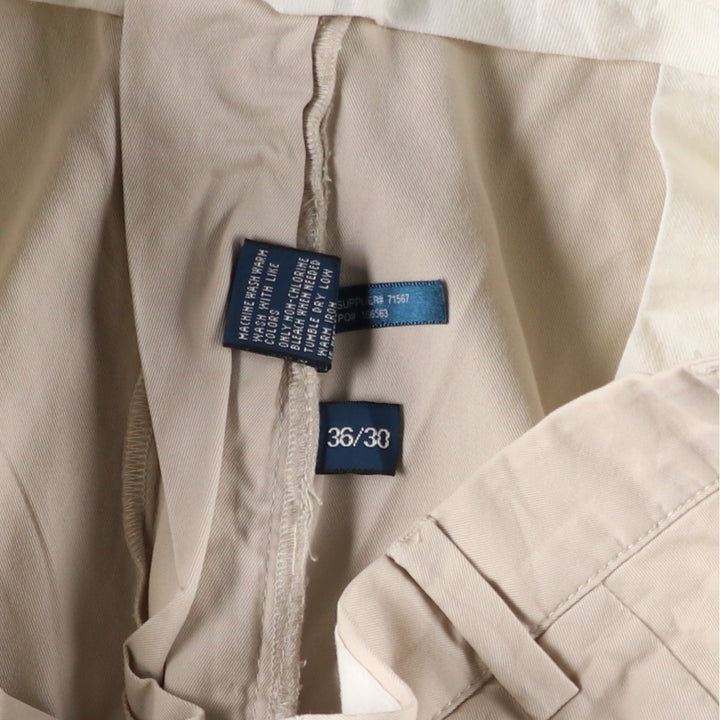 Ralph Lauren POLO by Ralph Lauren PROSPECT PANT chino pants, men's size W30 cotton ivory Vintage Second Hand