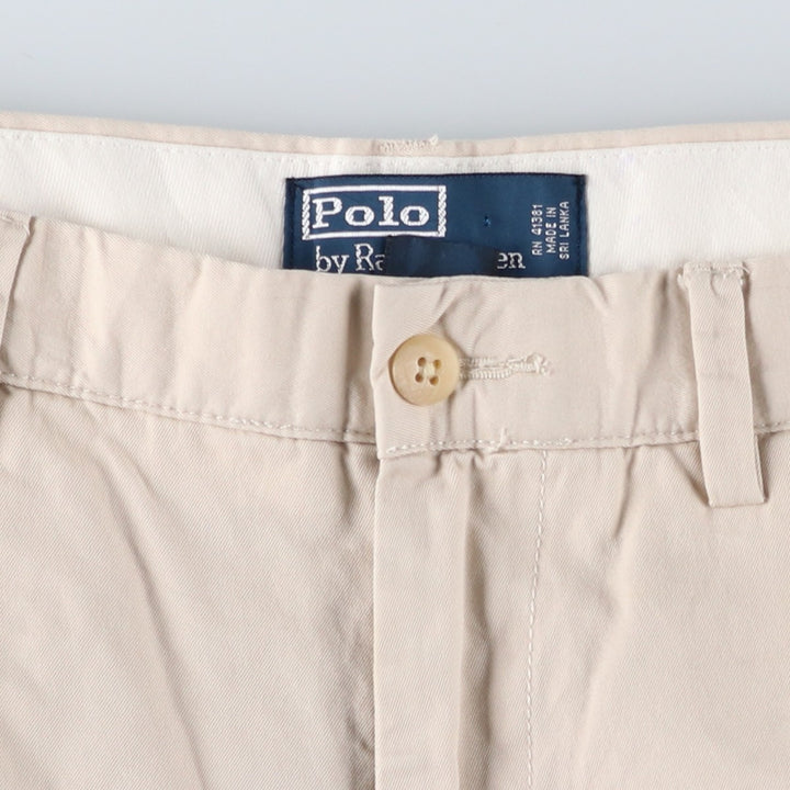 Ralph Lauren POLO by Ralph Lauren PROSPECT PANT chino pants, men's size W30 cotton ivory Vintage Second Hand