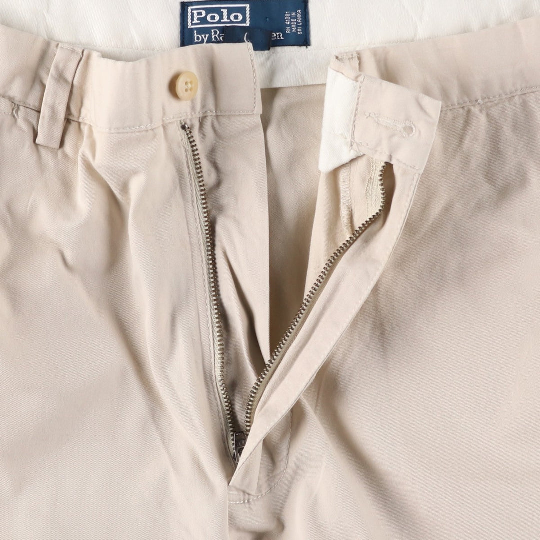 Ralph Lauren POLO by Ralph Lauren PROSPECT PANT chino pants, men's size W30 cotton ivory Vintage Second Hand