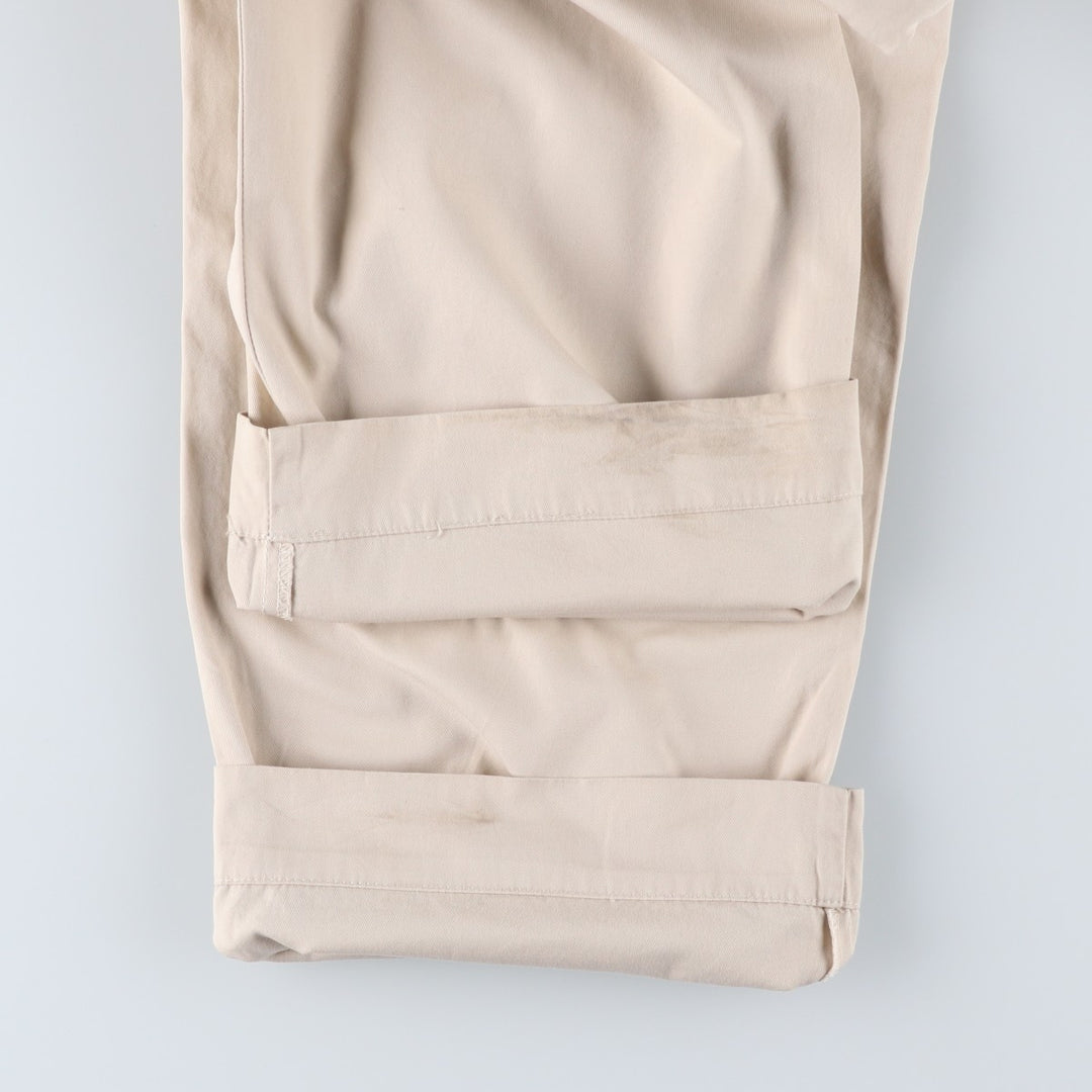 Ralph Lauren POLO by Ralph Lauren PROSPECT PANT chino pants, men's size W30 cotton ivory Vintage Second Hand