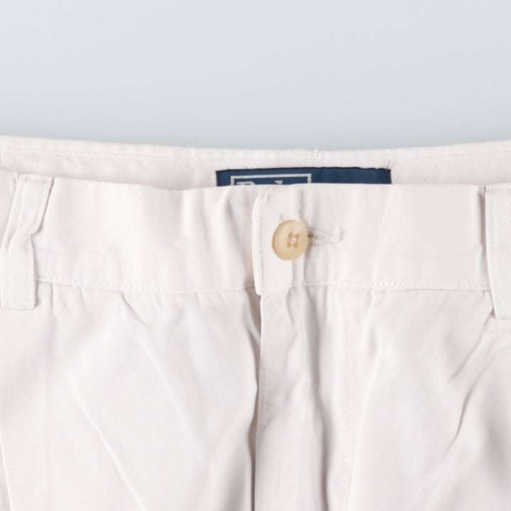 Ralph Lauren POLO by Ralph Lauren Two-pleat Chino Pants for Men, W30 equivalent cotton white type Vintage Second Hand