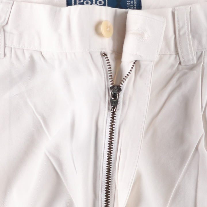Ralph Lauren POLO by Ralph Lauren Two-pleat Chino Pants for Men, W30 equivalent cotton white type Vintage Second Hand