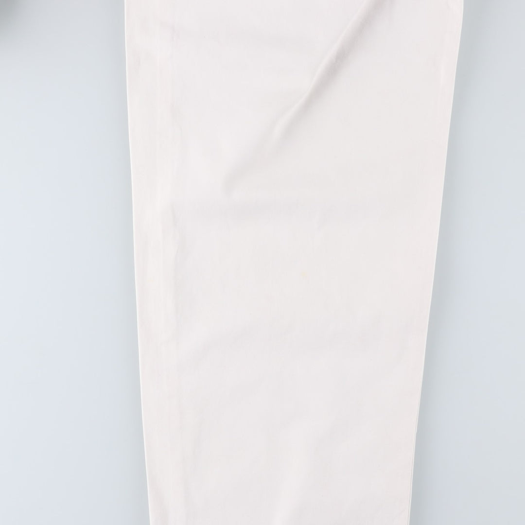 Ralph Lauren POLO by Ralph Lauren Two-pleat Chino Pants for Men, W30 equivalent cotton white type Vintage Second Hand