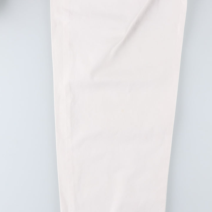 Ralph Lauren POLO by Ralph Lauren Two-pleat Chino Pants for Men, W30 equivalent cotton white type Vintage Second Hand