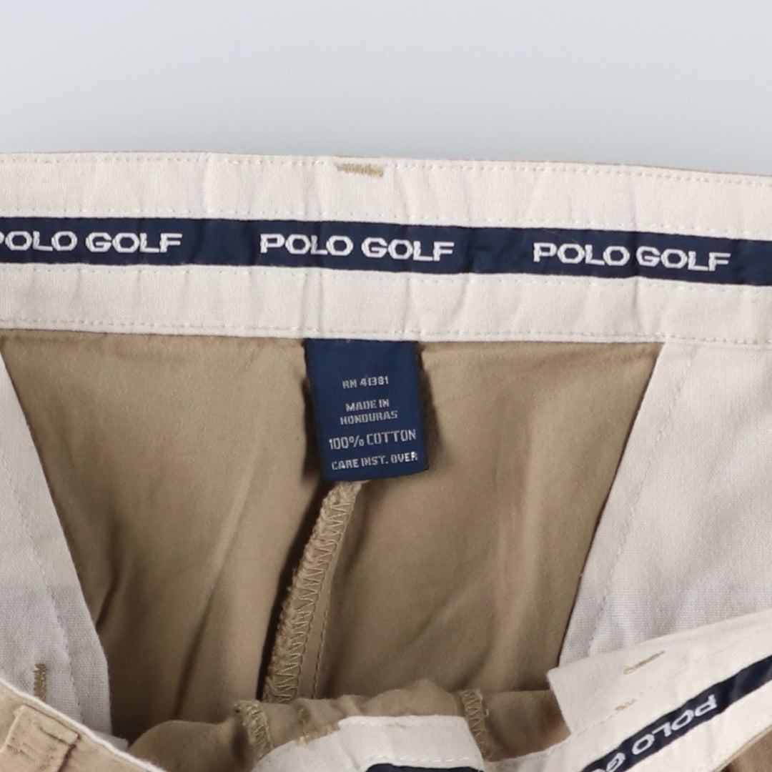 Ralph Lauren POLO GOLF Polo Golf Two-pleat Chino Pants for Men, Size W32 cotton Beige type Vintage Second Hand