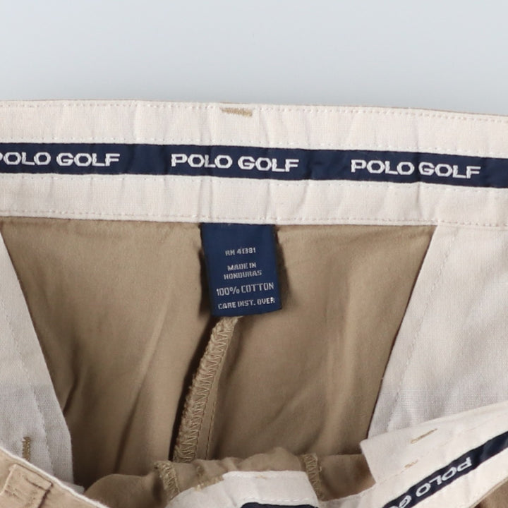 Ralph Lauren POLO GOLF Polo Golf Two-pleat Chino Pants for Men, Size W32 cotton Beige type Vintage Second Hand