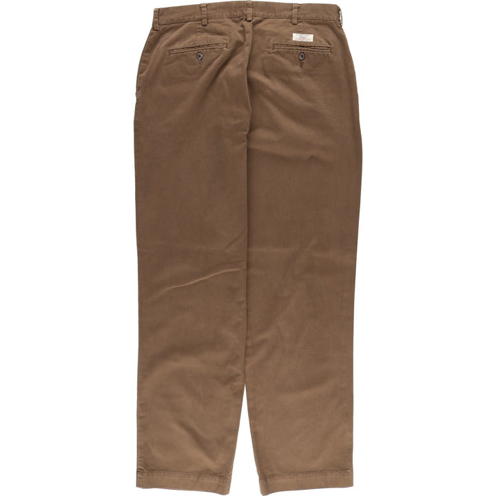 Ralph Lauren POLO by Ralph Lauren Chino Pants Men's W34 equivalent cotton brown type Vintage Second Hand