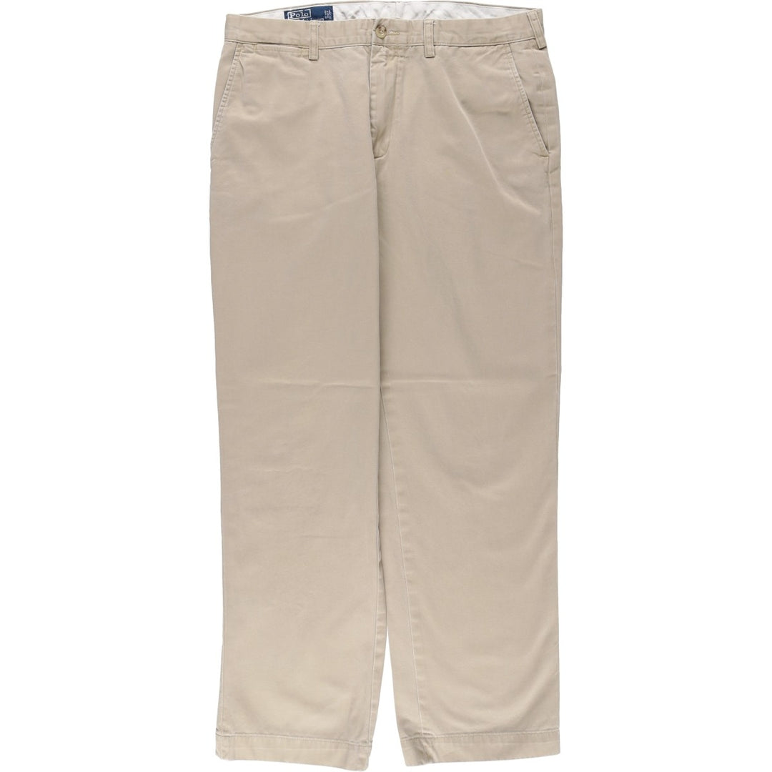 Ralph Lauren POLO by Ralph Lauren PRESTON PANT Chino pants for men, equivalent to w34 cotton Beige type Vintage Second Hand