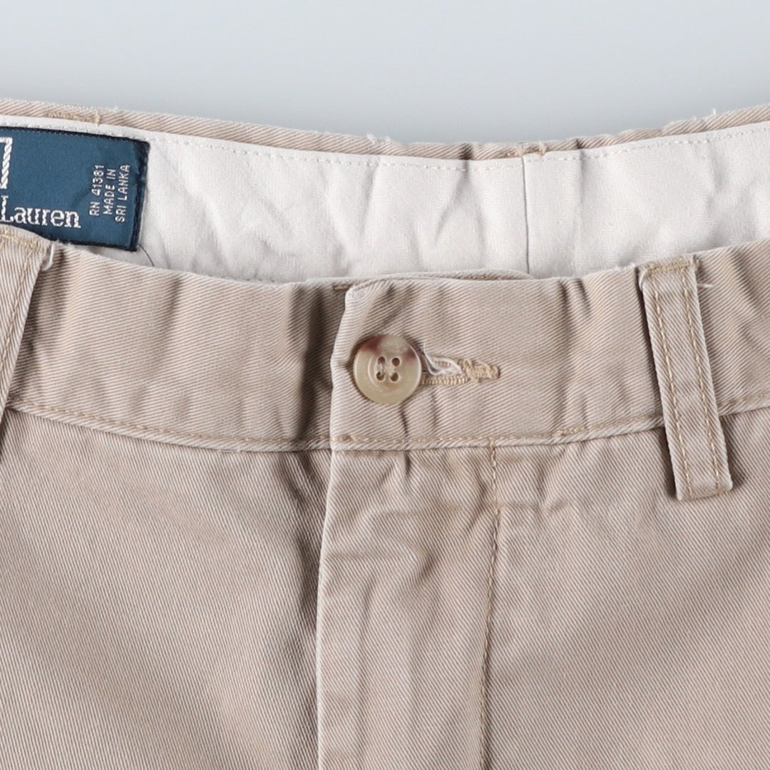Ralph Lauren POLO by Ralph Lauren PRESTON PANT Chino pants for men, equivalent to w34 cotton Beige type Vintage Second Hand
