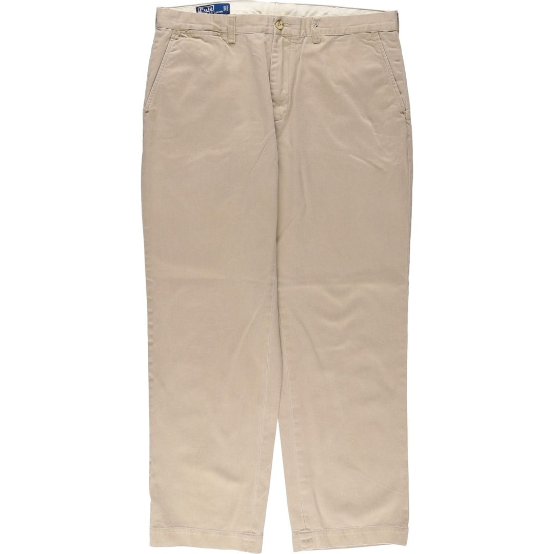 Ralph Lauren POLO by Ralph Lauren PRESTON PANT Chino pants for men, equivalent to w37 cotton Beige type Vintage Second Hand