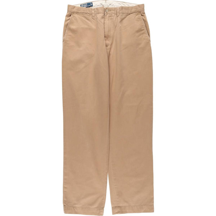Ralph Lauren POLO by Ralph Lauren PROSPECT PANT Chino pants for men, equivalent to w34 cotton beige type brown Vintage Second Hand