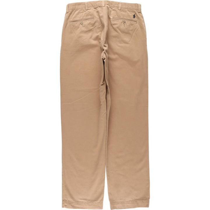 Ralph Lauren POLO by Ralph Lauren PROSPECT PANT Chino pants for men, equivalent to w34 cotton beige type brown Vintage Second Hand