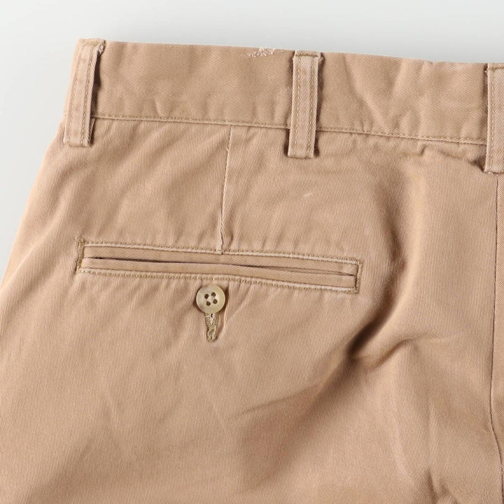 Ralph Lauren POLO by Ralph Lauren PROSPECT PANT Chino pants for men, equivalent to w34 cotton beige type brown Vintage Second Hand