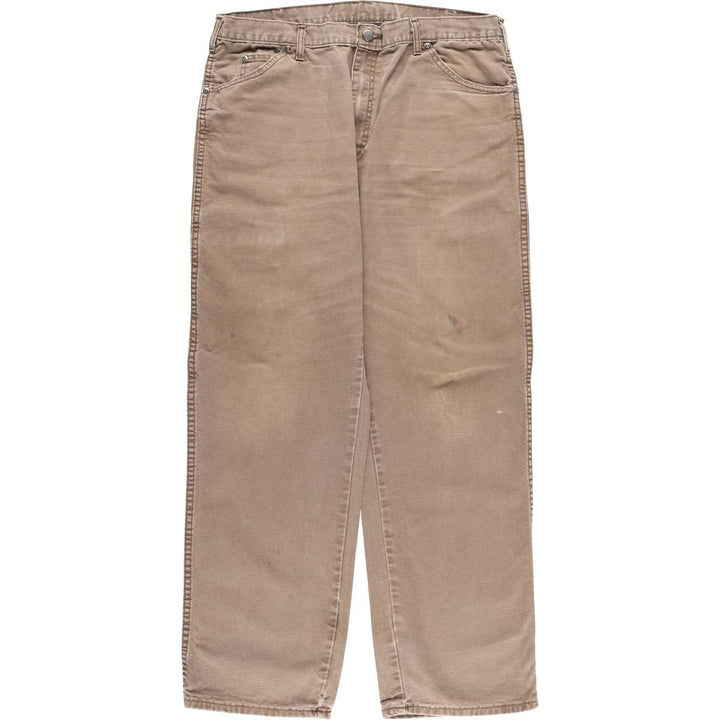 Dickies Duck Painter Pants Men's W37 unclear brown type Vintage Second Hand
