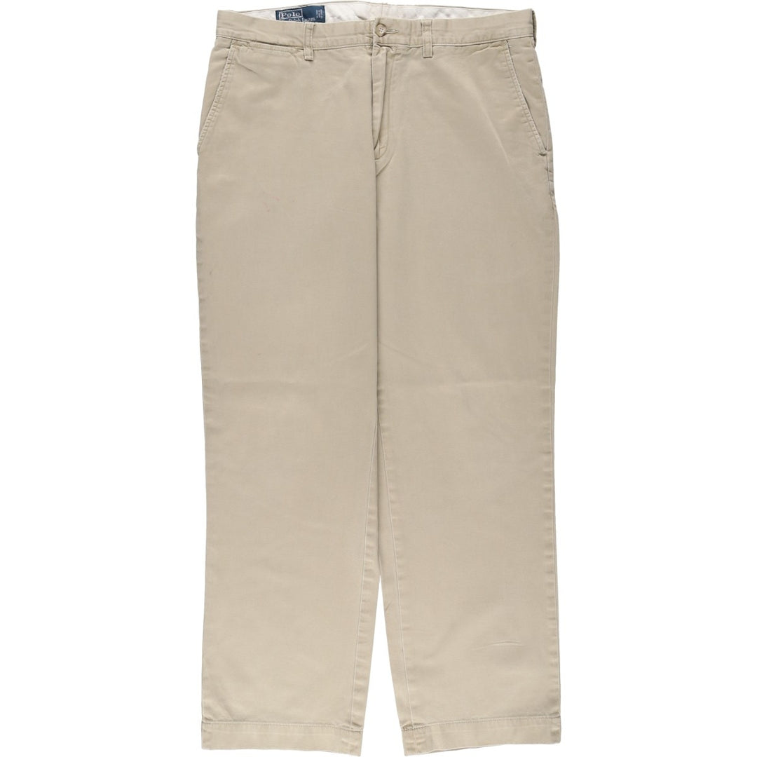 Ralph Lauren POLO by Ralph Lauren PRESTON PANT Chino pants for men, equivalent to w34 cotton Beige type Vintage Second Hand