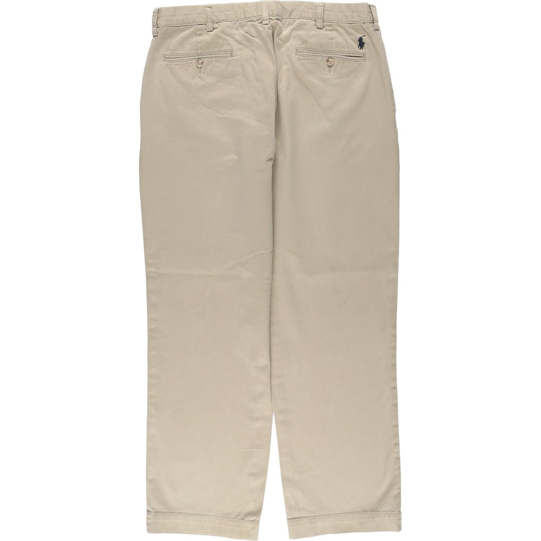Ralph Lauren POLO by Ralph Lauren PRESTON PANT Chino pants for men, equivalent to w34 cotton Beige type Vintage Second Hand