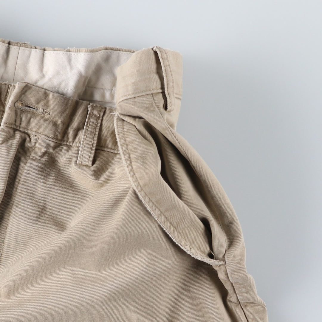 Ralph Lauren POLO by Ralph Lauren PRESTON PANT Chino pants for men, equivalent to w34 cotton Beige type Vintage Second Hand