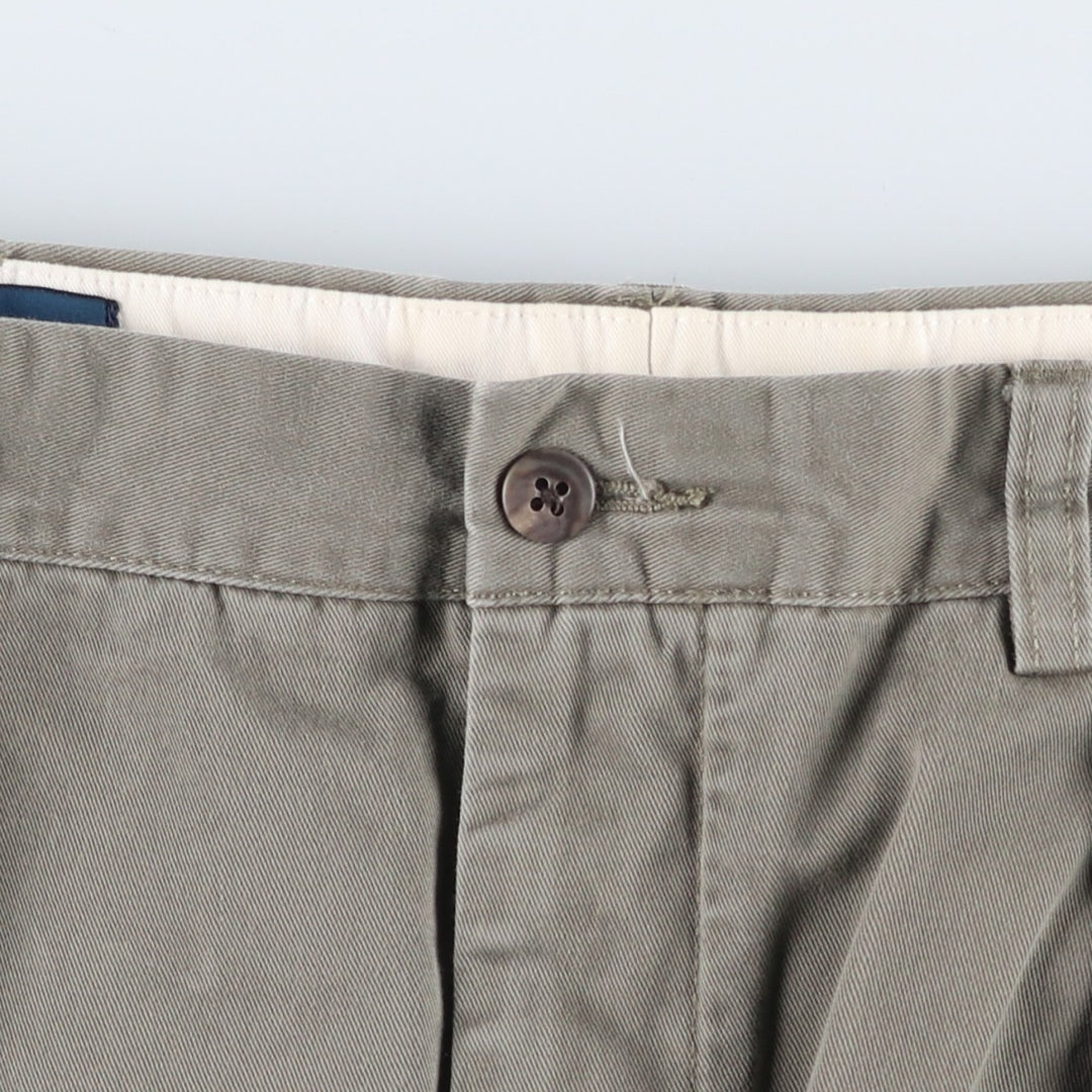 Ralph Lauren POLO by Ralph Lauren ANDREW PANT Two-pleat chino pants for men, equivalent to w36 cotton Khaki type Vintage Second Hand