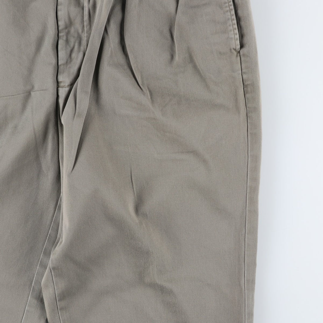 Ralph Lauren POLO by Ralph Lauren ANDREW PANT Two-pleat chino pants for men, equivalent to w36 cotton Khaki type Vintage Second Hand