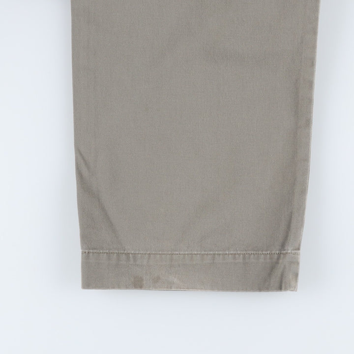 Ralph Lauren POLO by Ralph Lauren ANDREW PANT Two-pleat chino pants for men, equivalent to w36 cotton Khaki type Vintage Second Hand