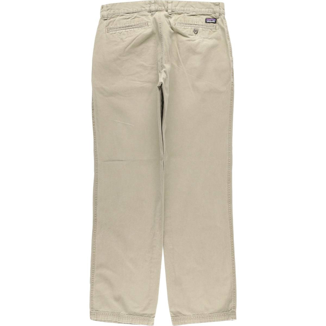 Patagonia Organic Cotton Duck Pants, Men's, Size 34 (56831FA14) Organic cotton Beige type Vintage Second Hand