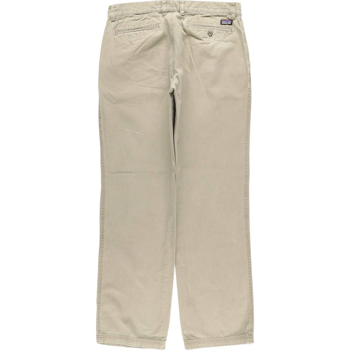 Patagonia Organic Cotton Duck Pants, Men's, Size 34 (56831FA14) Organic cotton Beige type Vintage Second Hand