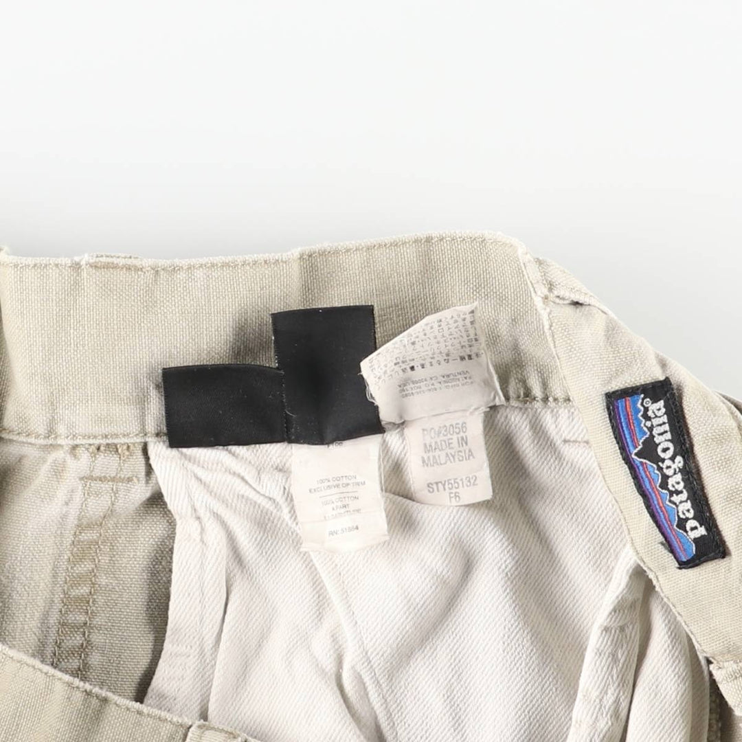 90'S Patagonia STY55513 F6 Double Knee Duck Pants, Men's, Size W31, Vintage cotton Beige type Vintage Second Hand