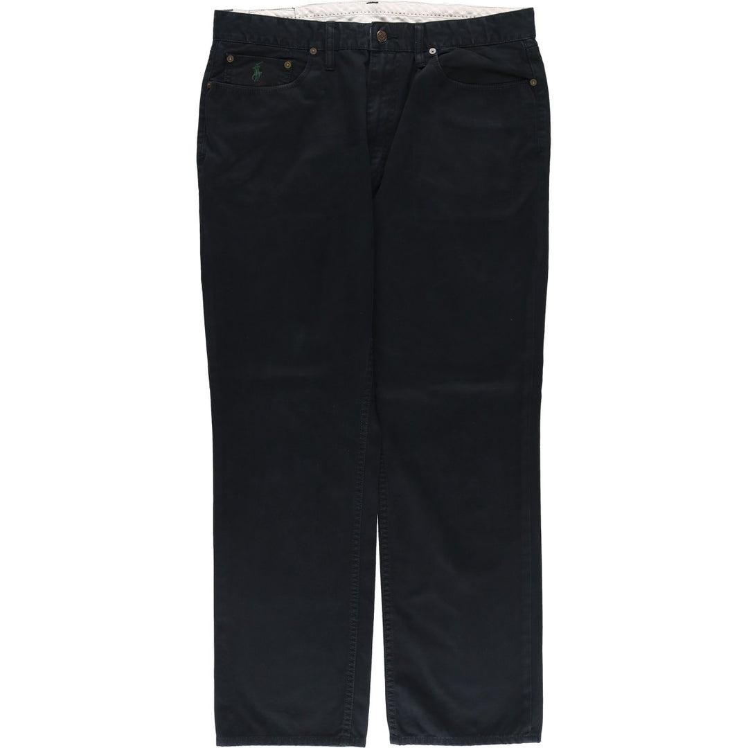 Ralph Lauren Polo RALPH LAUREN Men's Chino Pants, Size W37 cotton black type Vintage Second Hand